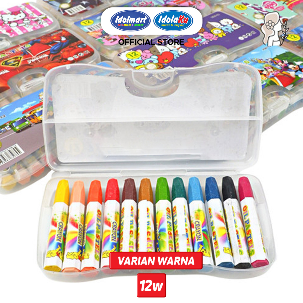 

IDOLMART Crayon Oil Pastels HW-12 - Bogor
