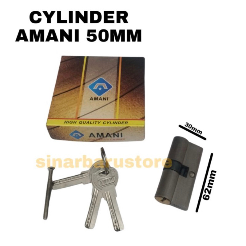 Anak Kunci Pintu Rumah Cylinder "Amani" 50MM