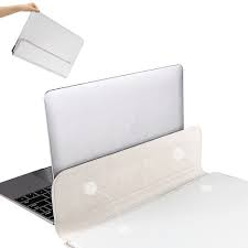 Tas Laptop Kulit Sleeve 14/15 Inch Macbook Bags 2 in 1 Holder with Mouse Pad Premium Leather Bags Holder Portable