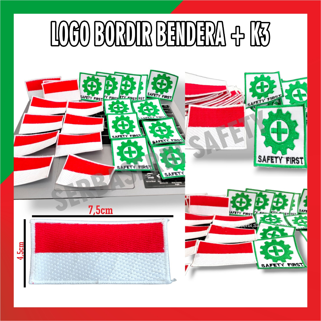 Logo Emblem Bet Bendera Merah Putih Logo Safety First Logo Baju Safety K3
