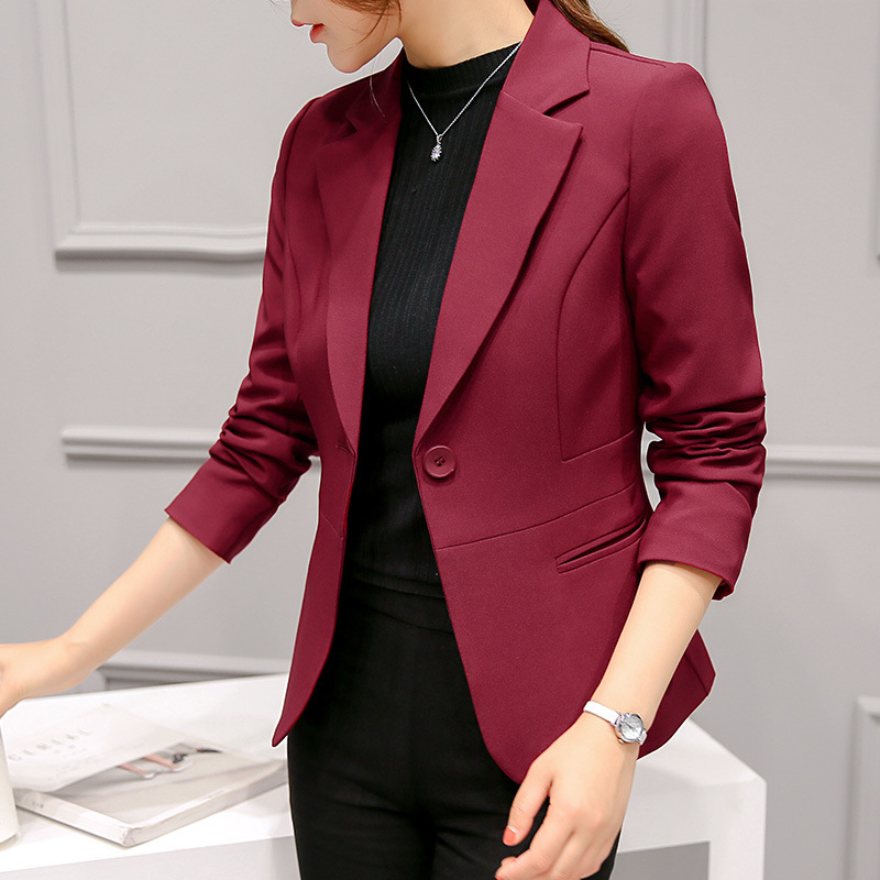 Best Seller Jas Kantor Wanita Korea Premium Blazer Cewek Pakaian Meeting Pakaian Sidang Skripsi Cewe