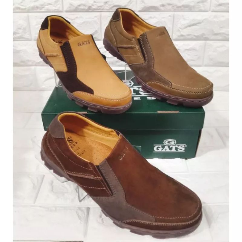 SEPATU KULIT GATS TO 2206 SEPATU PANTOFEL GATS ORIGINAL