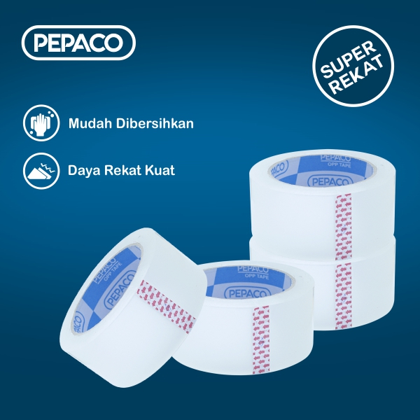 

PEPACO OPP TAPE, 2 INCH X 100 YARD, 4 ROLL