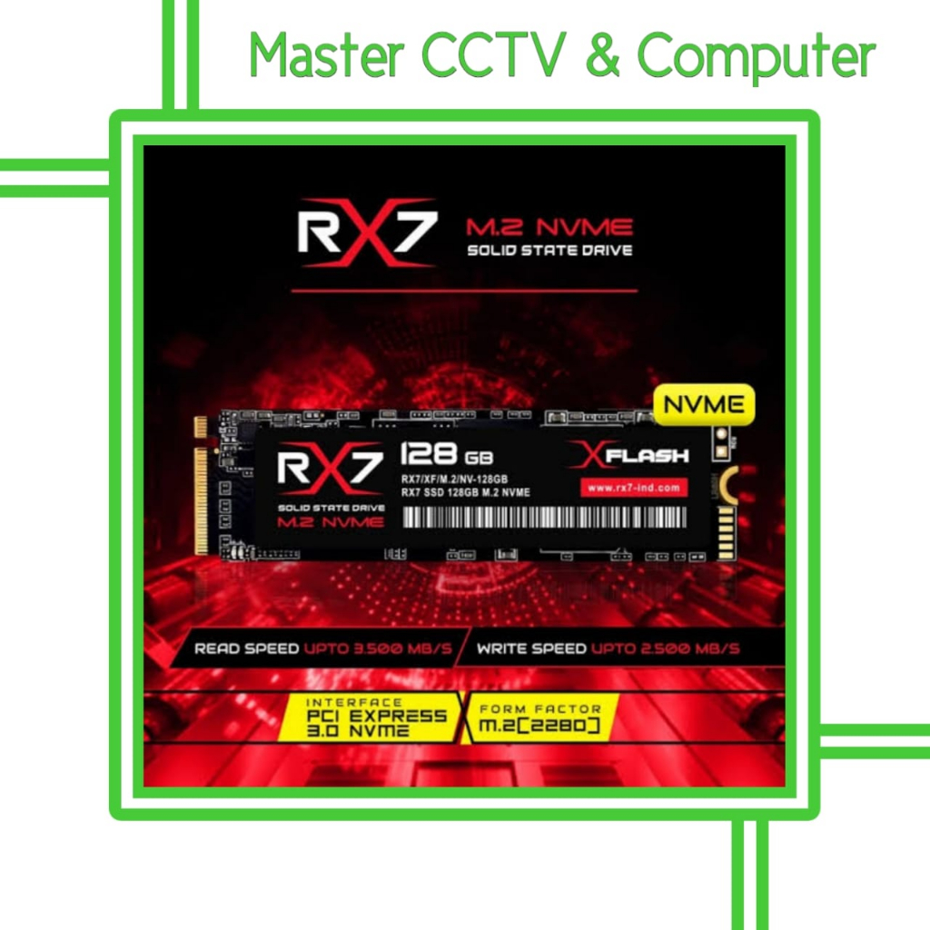 SSD M2.NVME RX7 / M2 NVME / M2NVME / M.2 NVME 128GB / 256GB / 512GB