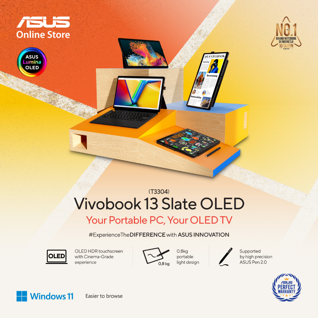 Asus Vivobook 13 Slate OLED - T3304GA-OLED321