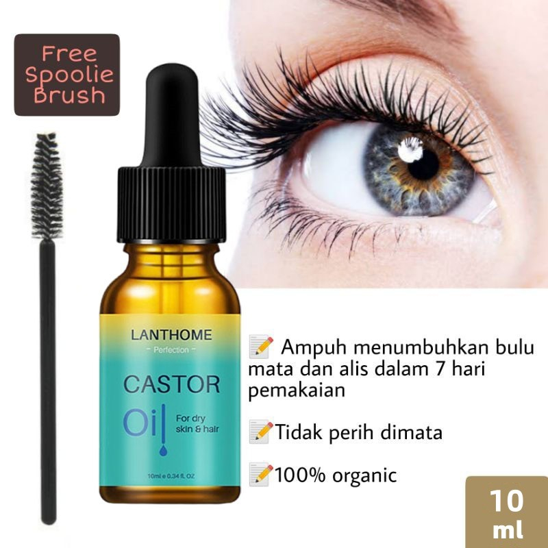 Lanthome Serum Bulu Mata dan Alis Eyelash Eyebrow Serum Penumbuh Bulu Mata Dan Menebalkan Alis Mata dengan Cepat