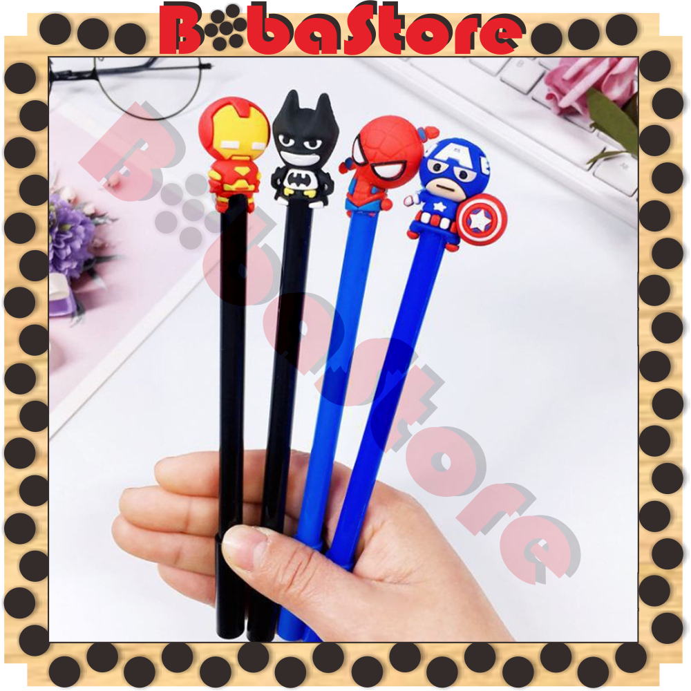 

⭐Bobastore⭐ Pena Hero / Pulpen Gel Karakter hero / Pen hero Alat Tulis Stationary Murah S076