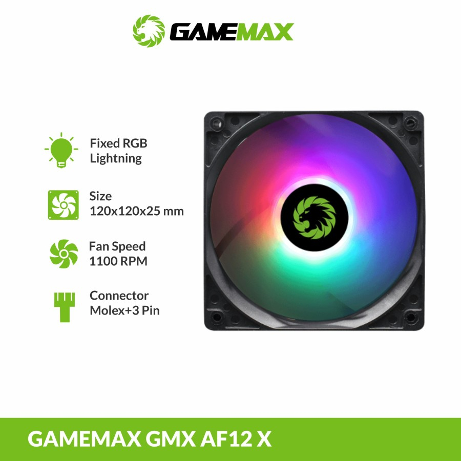 FAN Casing GAMEMAX GMX-AF12X 12CM FRGB