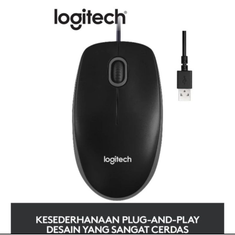 LOGITECH MOUSE KABEL B100 / CABLE MOUSE B100 100% ORIGINAL