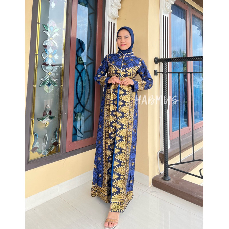 COUPLE GAMIS BATIK SONGKT PALEMBANG KATUN PREMIUM