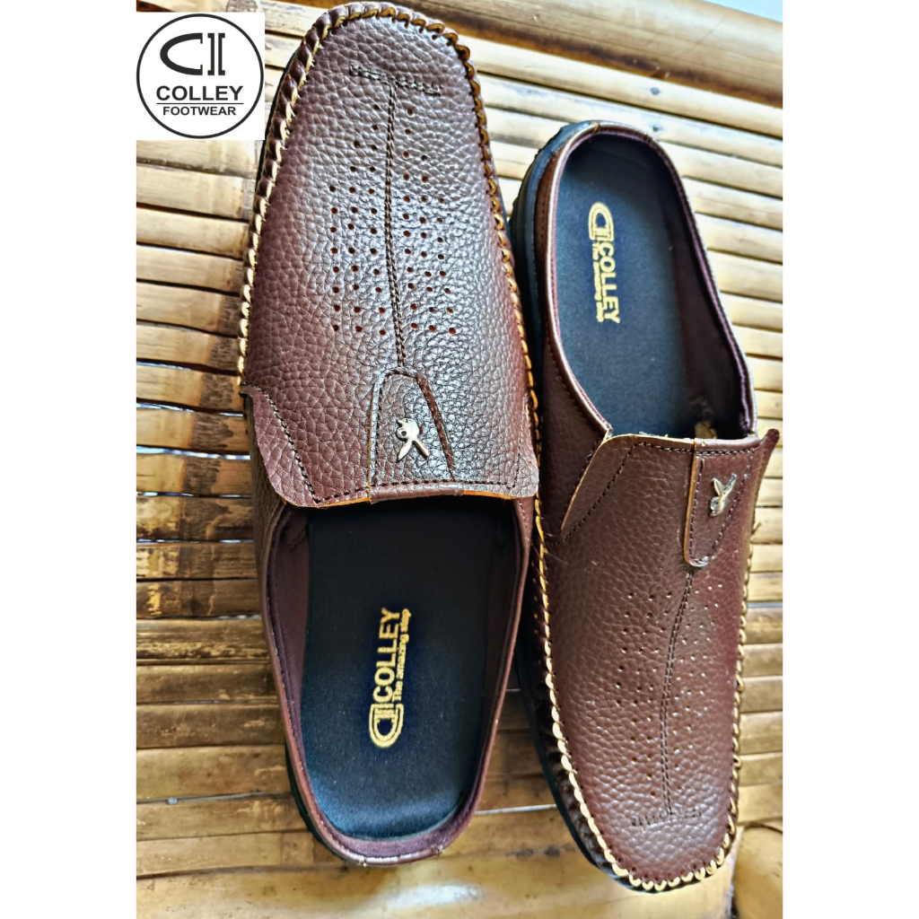 Sepatu Kulit Bustong Pria / Loafer / Casual / Leather Shoes CLY-PBB-002 Cokelat