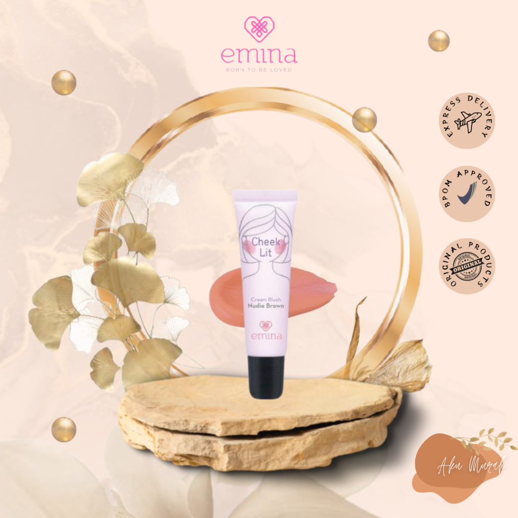 ✨ AKU MURAH ✨ Emina Cheek Lit Cream Blush 10 mL - Blush On Cream Tahan Lama