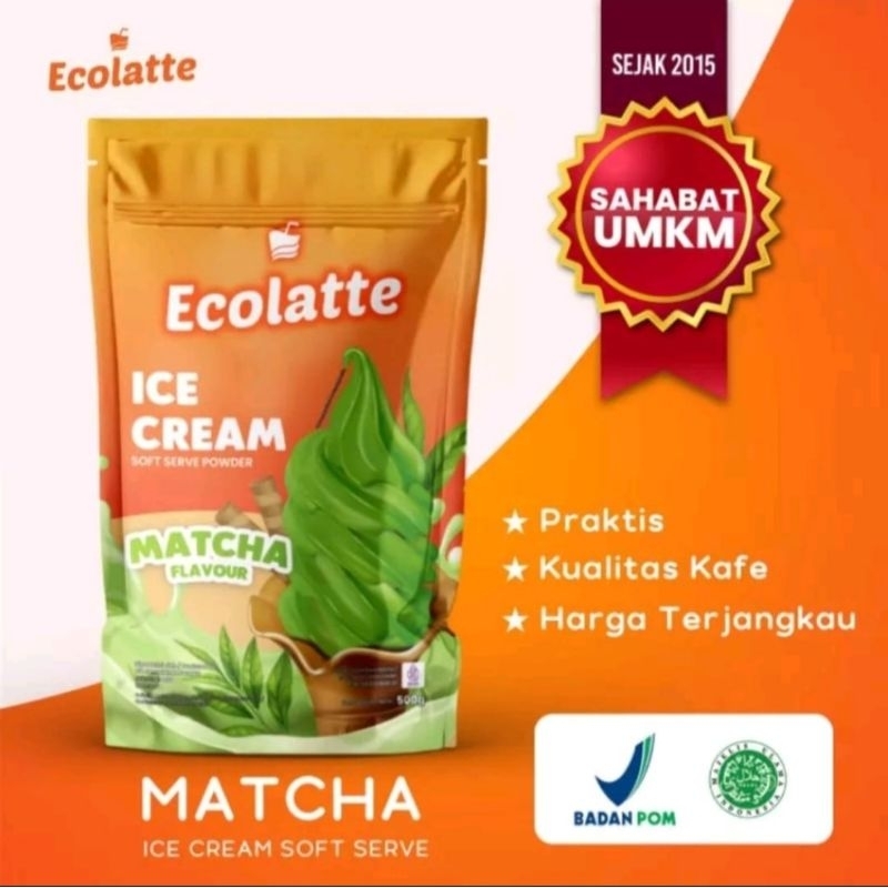 

Ecolatte Matcha Ice Cream