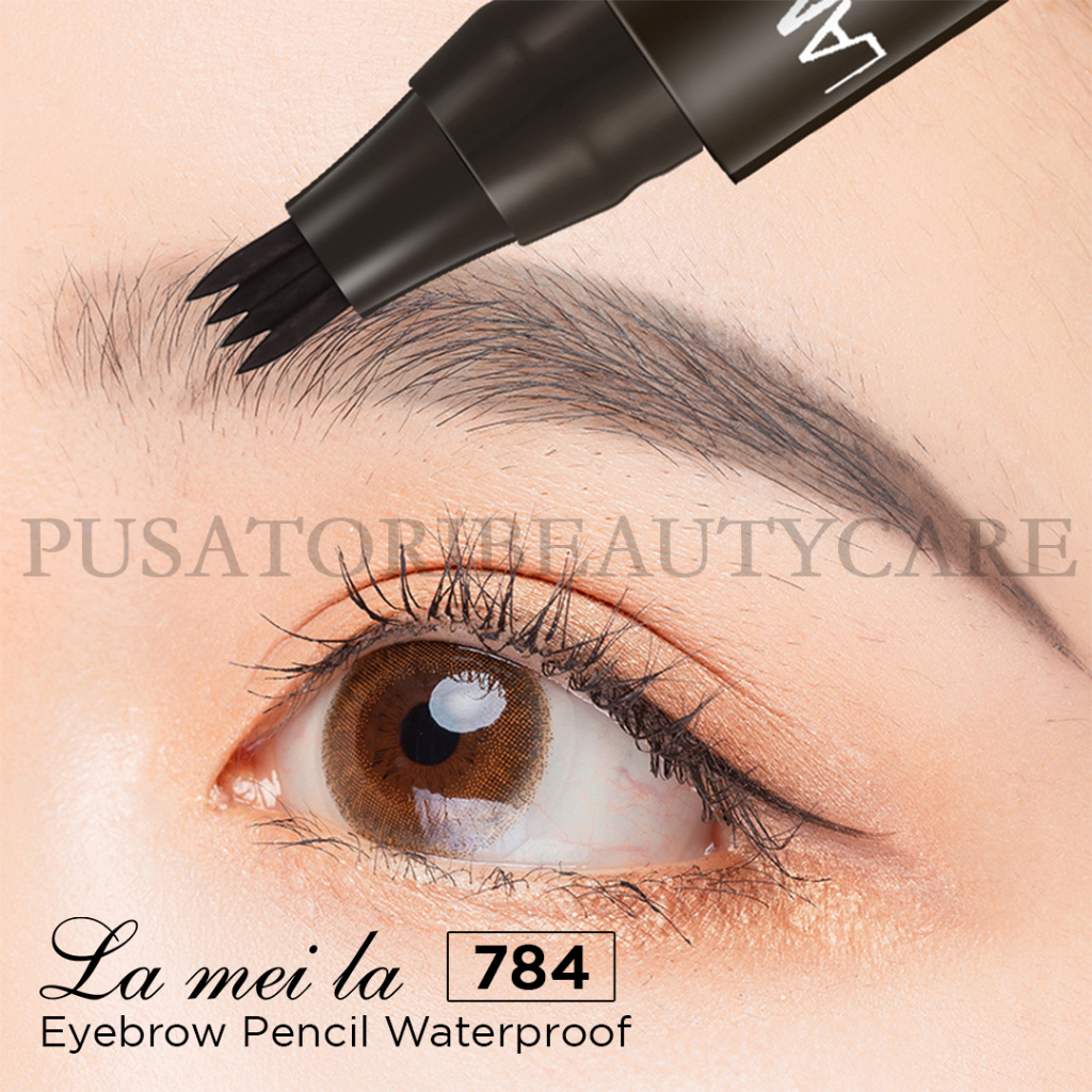 LAMEILA 784 Eyebrow Pencil Four Claw Tint Fork Waterproof Pinsil Alis