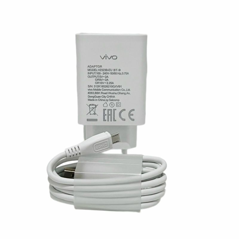 CHARGER VIVO V2323C-EU FAST CHARGING 2A KABEL MICRO USB