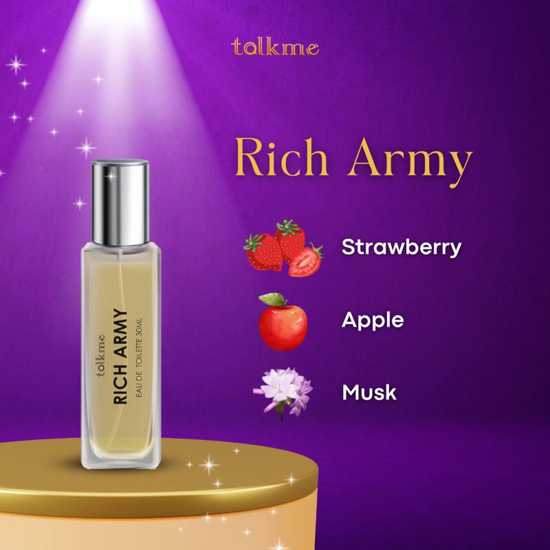 TALKME RICH SERIES EDT 30ML/PAKET PARFUM HAMPERS KADO EXCLUSIVE TALKME EDT/TALKME PARFUME ISI 6 PCS