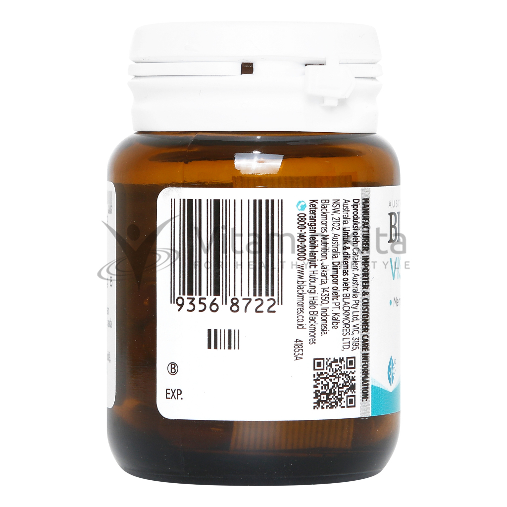 BLACKMORES VISION SUPPORT BPOM KALBE - 30 CAPS