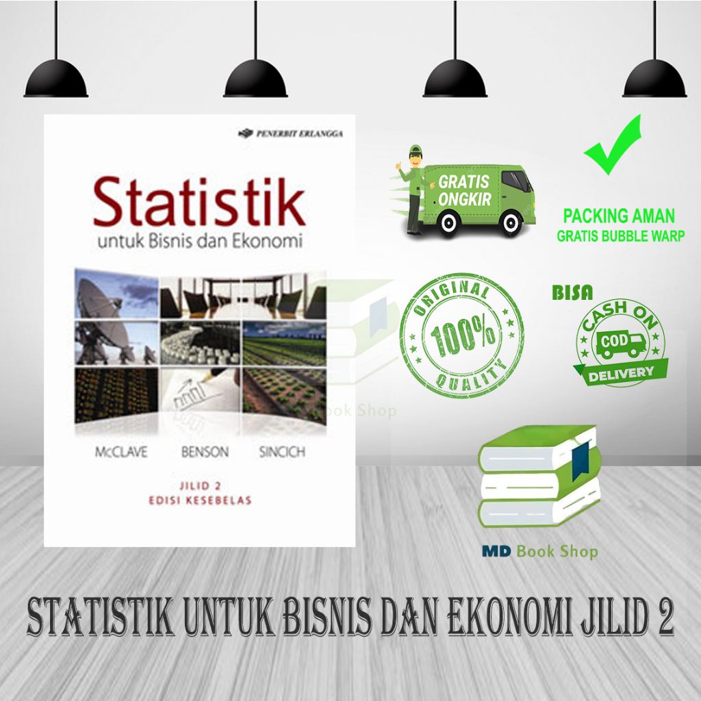 BEST SELLER ORIGINAL STATISTIK UNTUK BISNIS DAN EKONOMI JILID 2 EDISI KESEBELAS