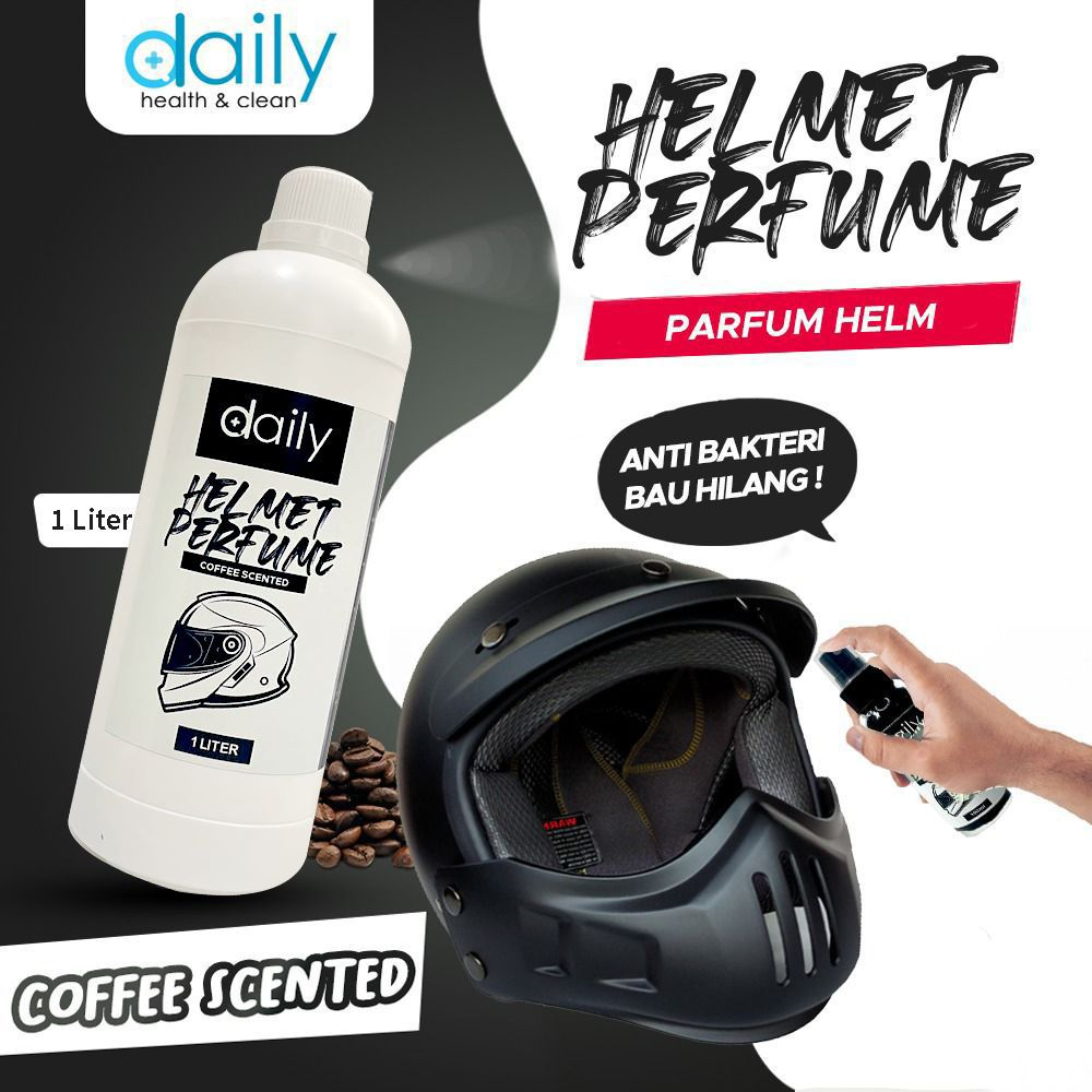 Parfum Helm Daily Helmet Perfume Anti Bakteri Penghilang Bau Helm 1 Liter