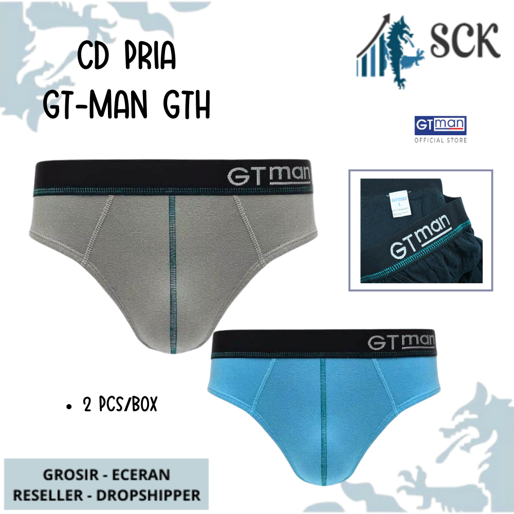 [ISI 2] Celana Dalam Pria GT MAN GTH-01 Premium / CD Laki GTMAN Active ukuran M-XL