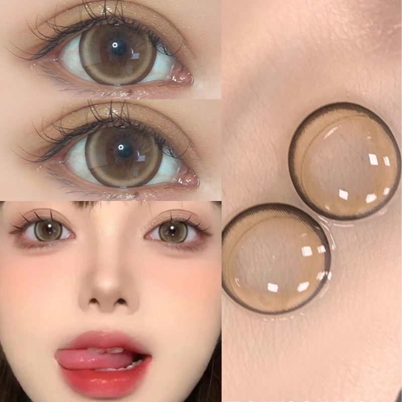 [✅COD] MYSTICEYES SOFTLENS STAR ORBIT SERIES SEPIA COLORED LENSES 14.5mm LENSA KONTAK WARNA