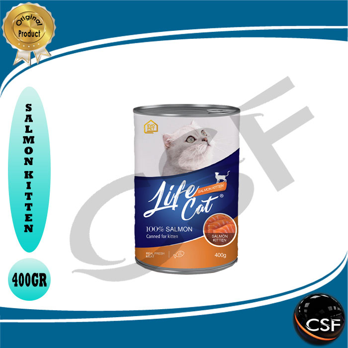 PROMO Makanan Kucing LIFE CAT kaleng 400g All Varian