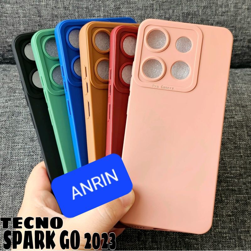 TECNO SPARK GO 2023 CASE PRO CAMERA MACARON CASING SOFTCASE SILIKON