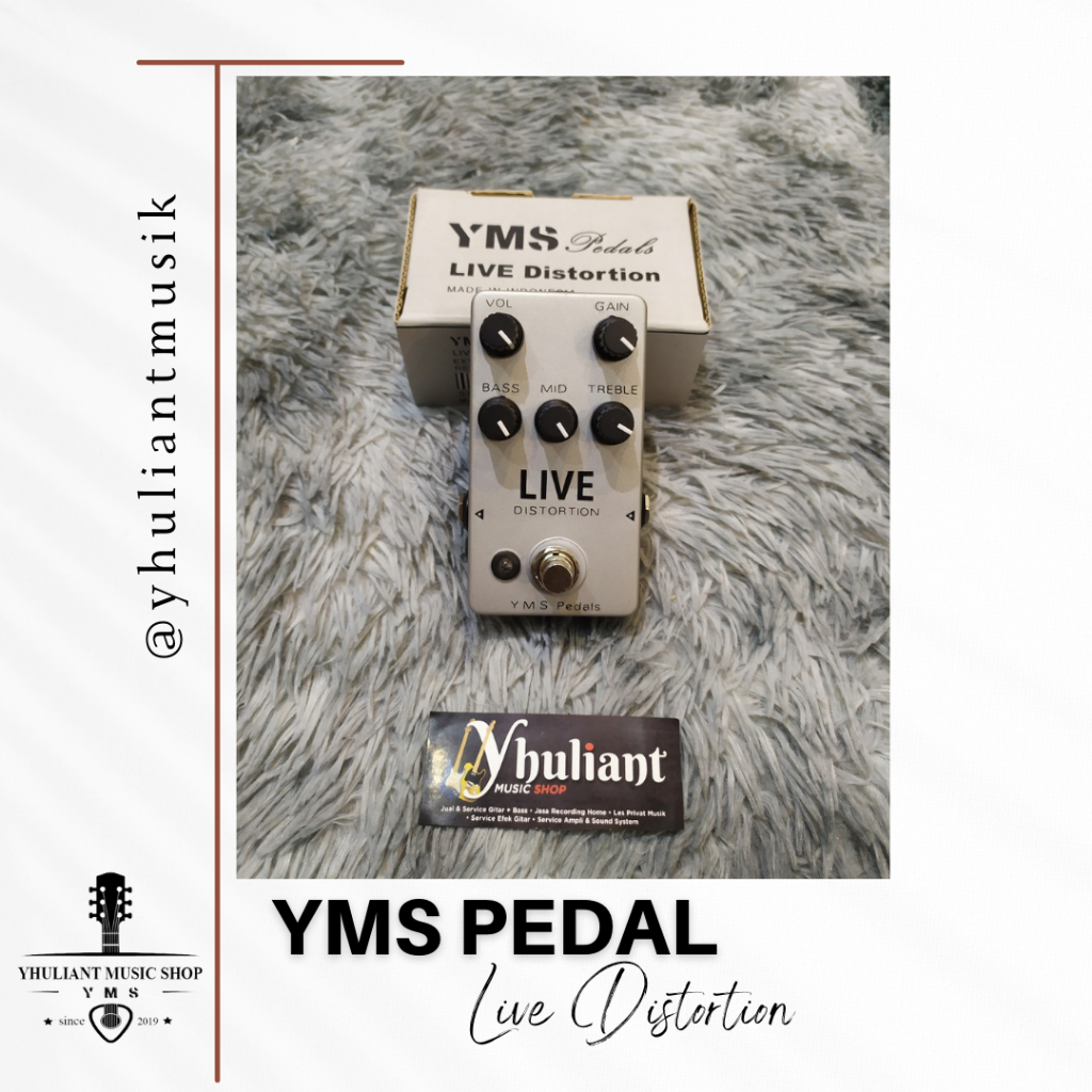 YMS Pedals Live Distortion Guitar Effect Original Made in Indonesia