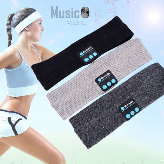 FMFIT Bluetooth Headphone Headband musik Tidur Wireless scarf gym jogging