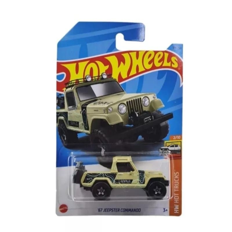 HOT WHEELS 67 JEEPSTER COMMANDO ORIGINAL DARI MATTEL