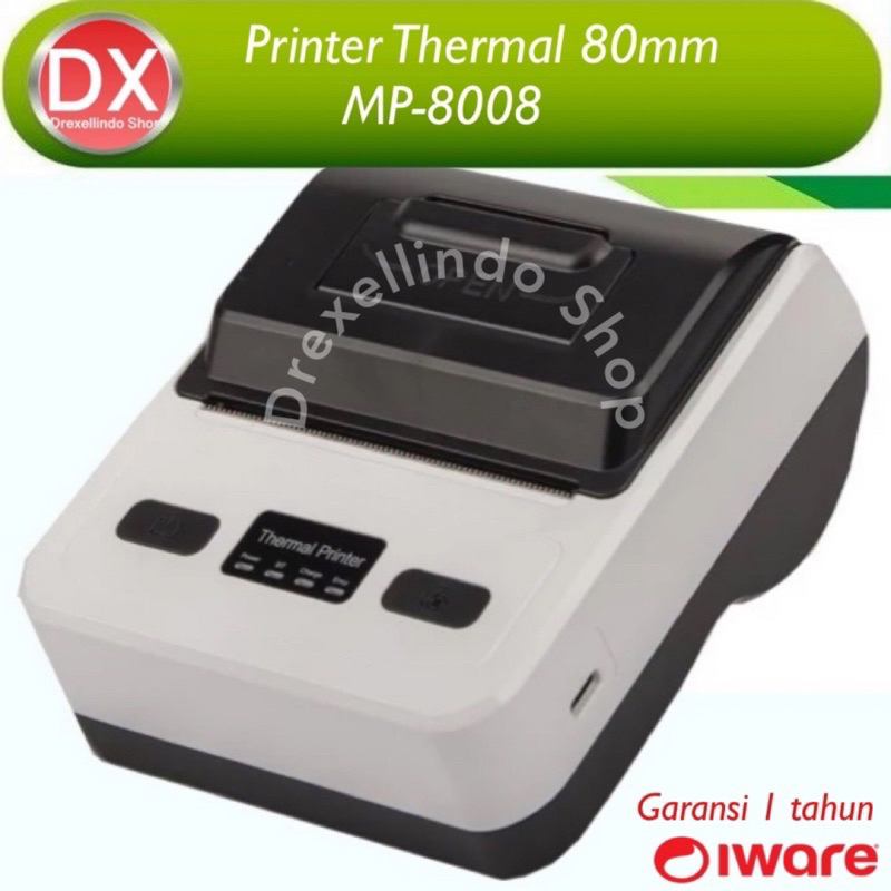 Printer Thermal 80mm IWARE MP-8008 / MP8008 USB BLUETOOTH