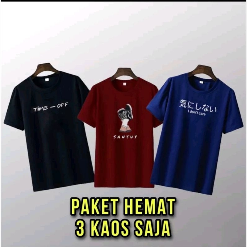 setelan celana dan kaos pria dewasa