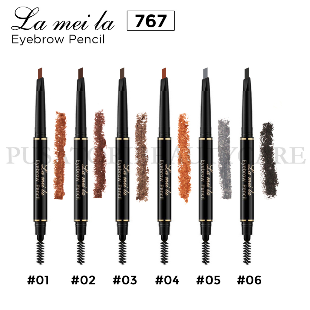 LAMEILA 767 Eyebrow Pencil Waterproof Pinsil Alis Anti Air