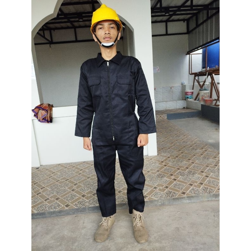 Wearpack katelpak / Coverall safety Seragam Kerja Proyek murah