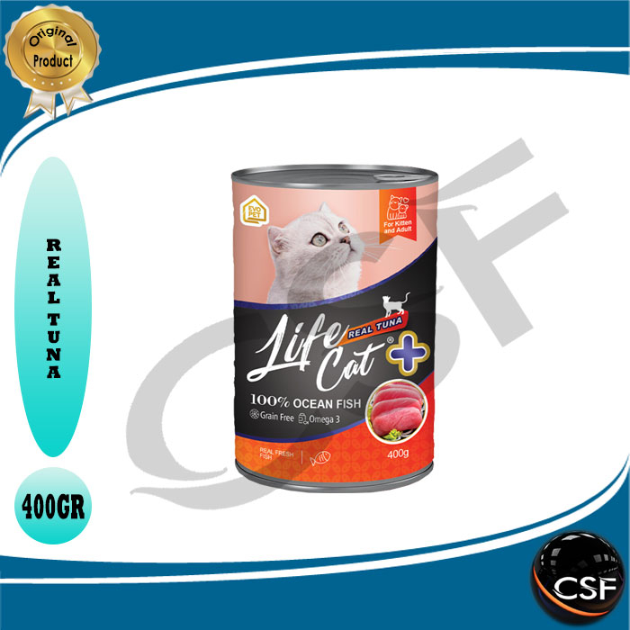 LIFE CAT PLUS 400gr Makanan basah kucing Makanan kucing kaleng termurah