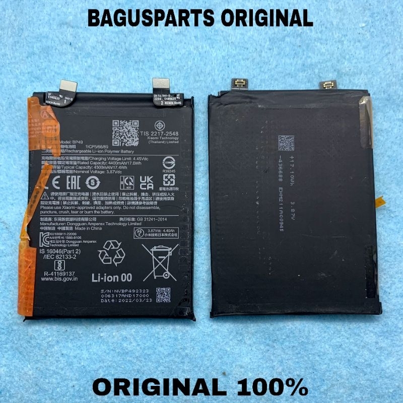 BATERAI BATTERY BATRE BP49 XIAOMI REDMI POCO POCOPHONE F4 5G ORIGINAL COPOTAN