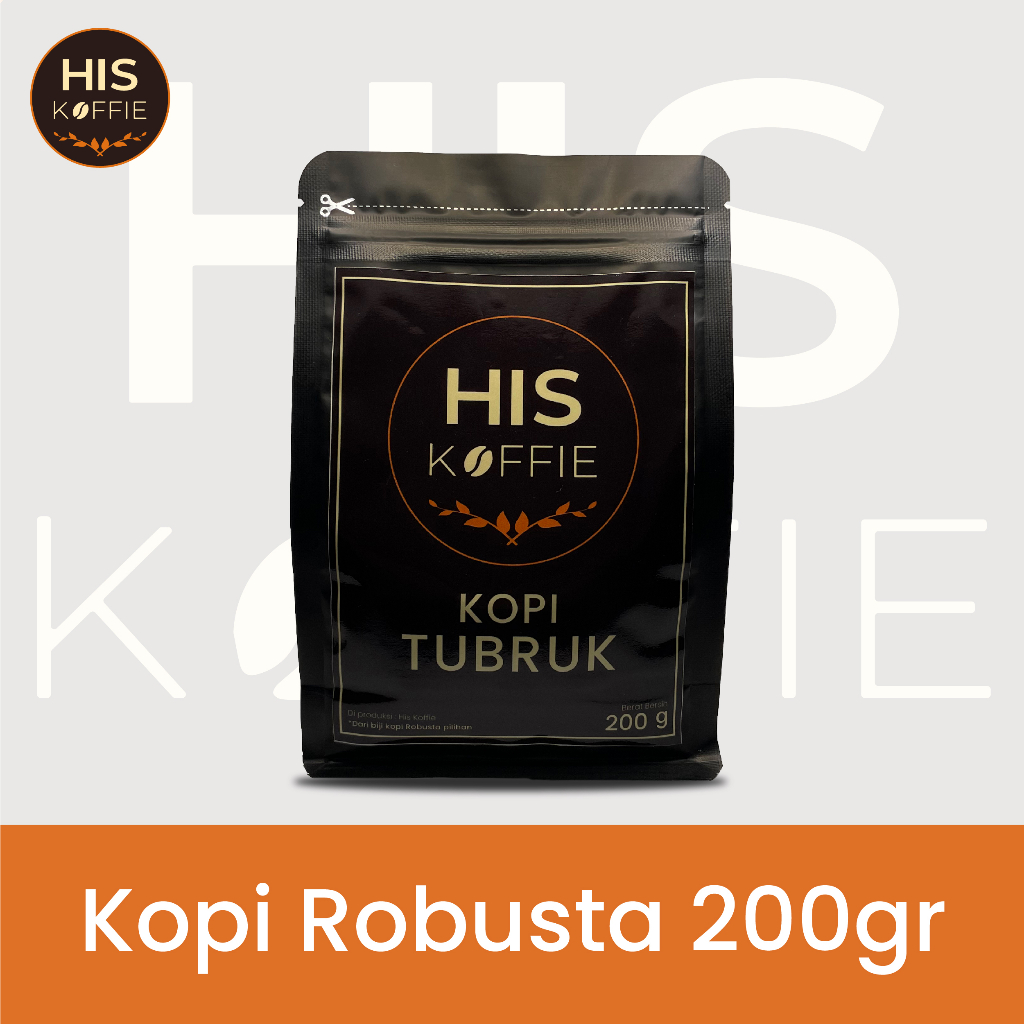 

[ HIS Koffie ] Kopi Robusta Bogor 200gr