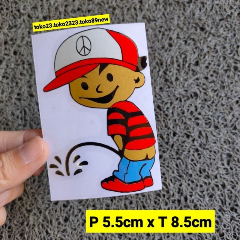 

stiker cutting kencing
