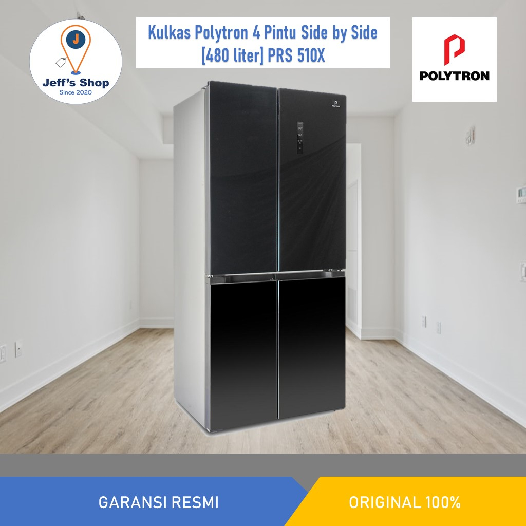 Kulkas Polytron 4 Pintu Side by Side [480 Liter] PRS 510X