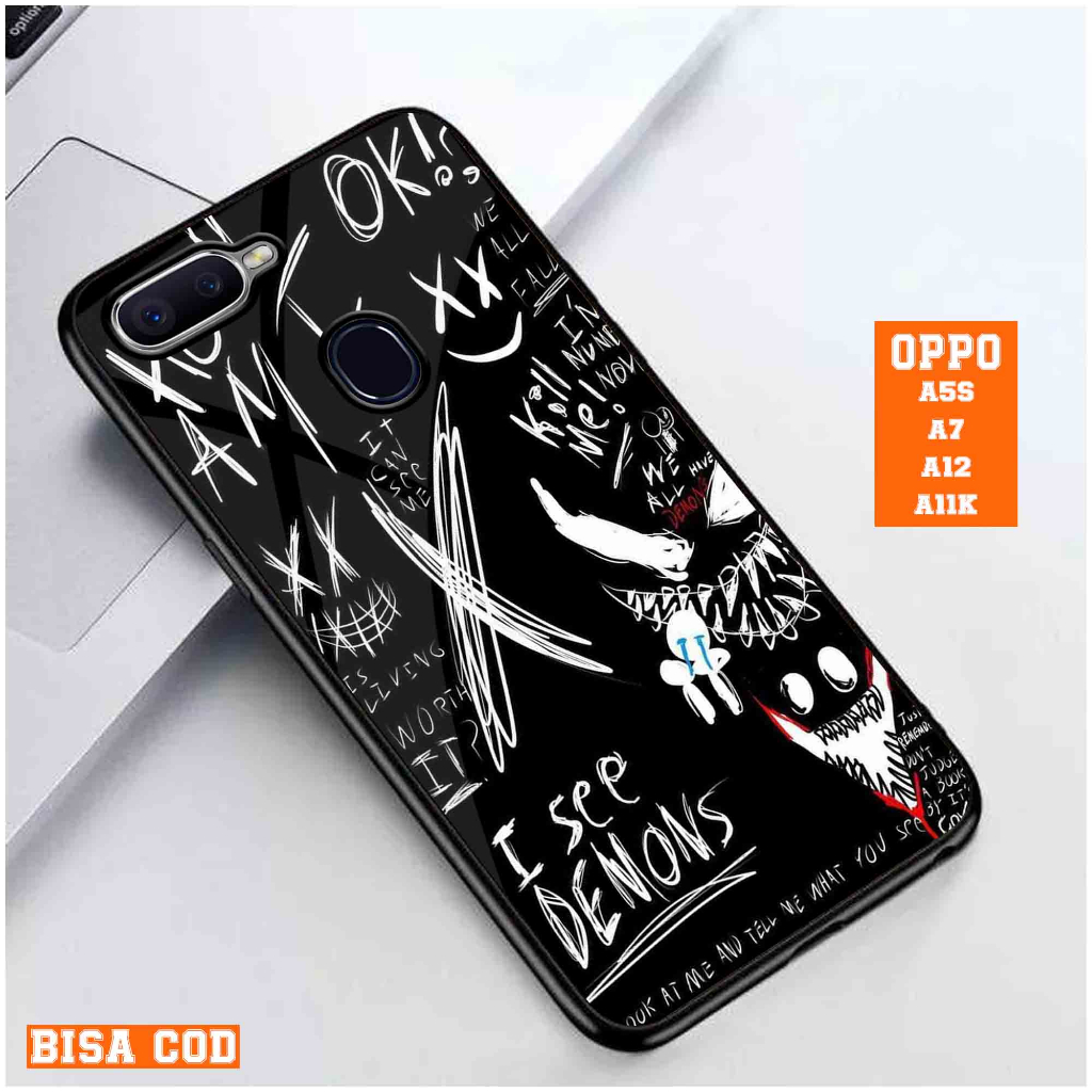 FS Case Oppo A5S Casing Oppo A11K Kesing Oppo A12 Cesing Oppo A7 - Fashion Case Motif Gambar Lucu Un