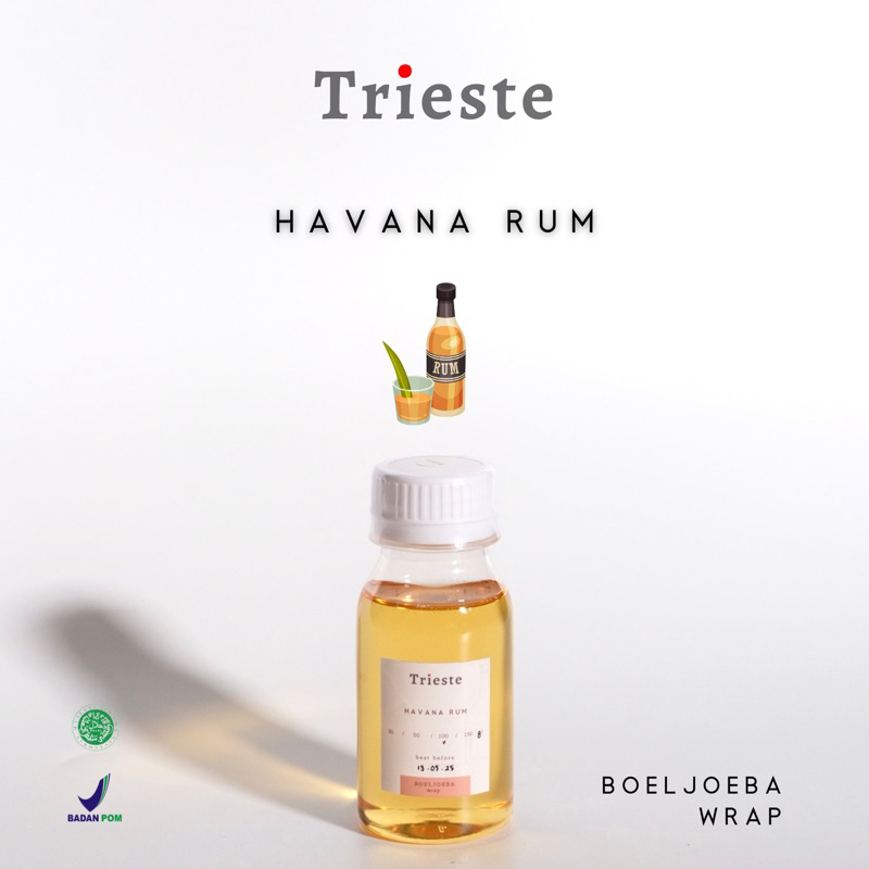 Trieste Havana Rum Syrup Repack [30, 50, 100] g