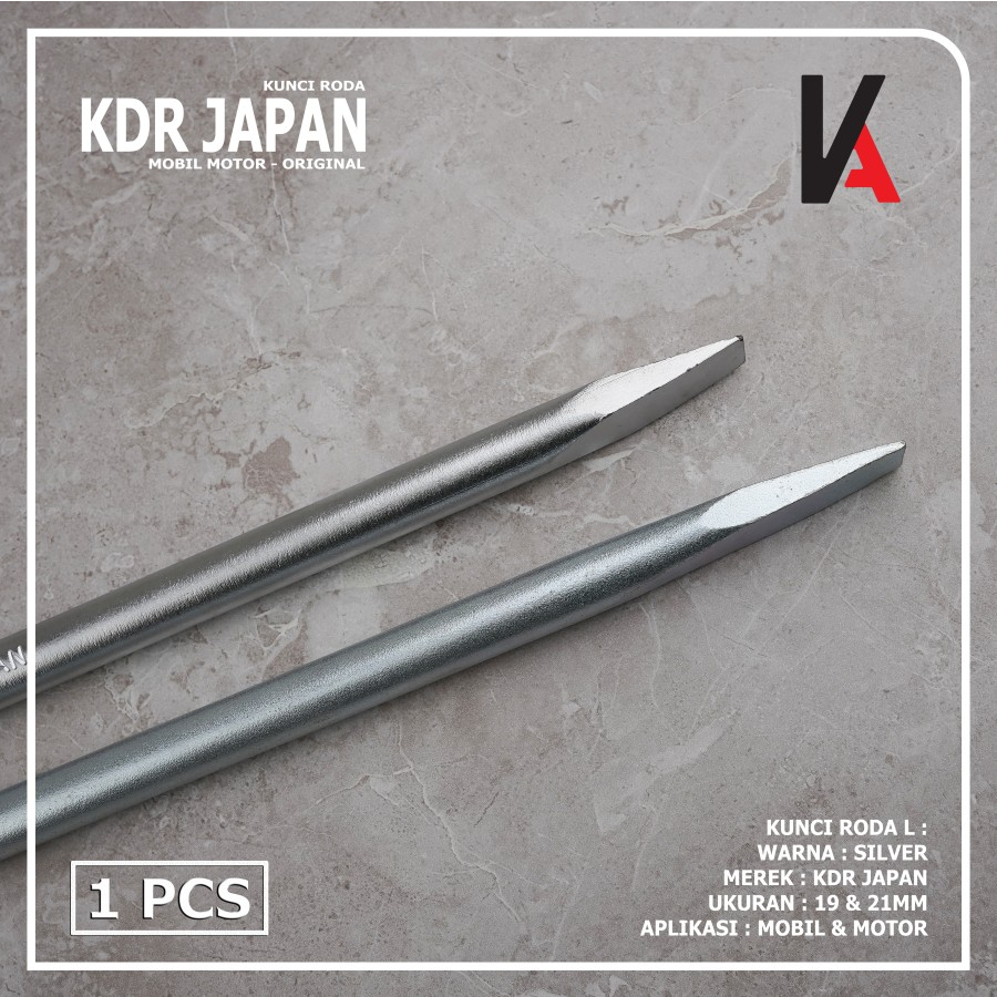 KUNCI RODA L HEX 19MM X 21MM KDR JAPAN PLUS CONGKELAN BAN MOBIL MOTOR