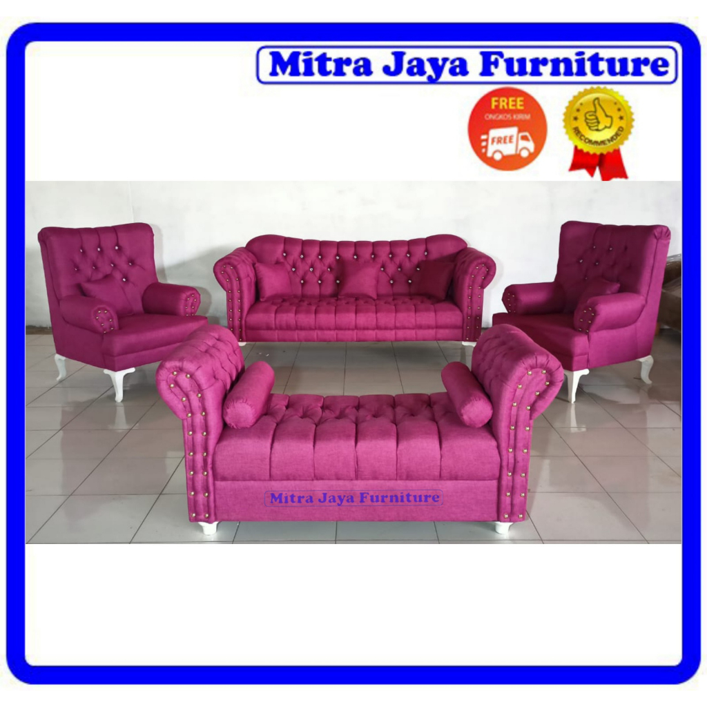 sofa chester field full set