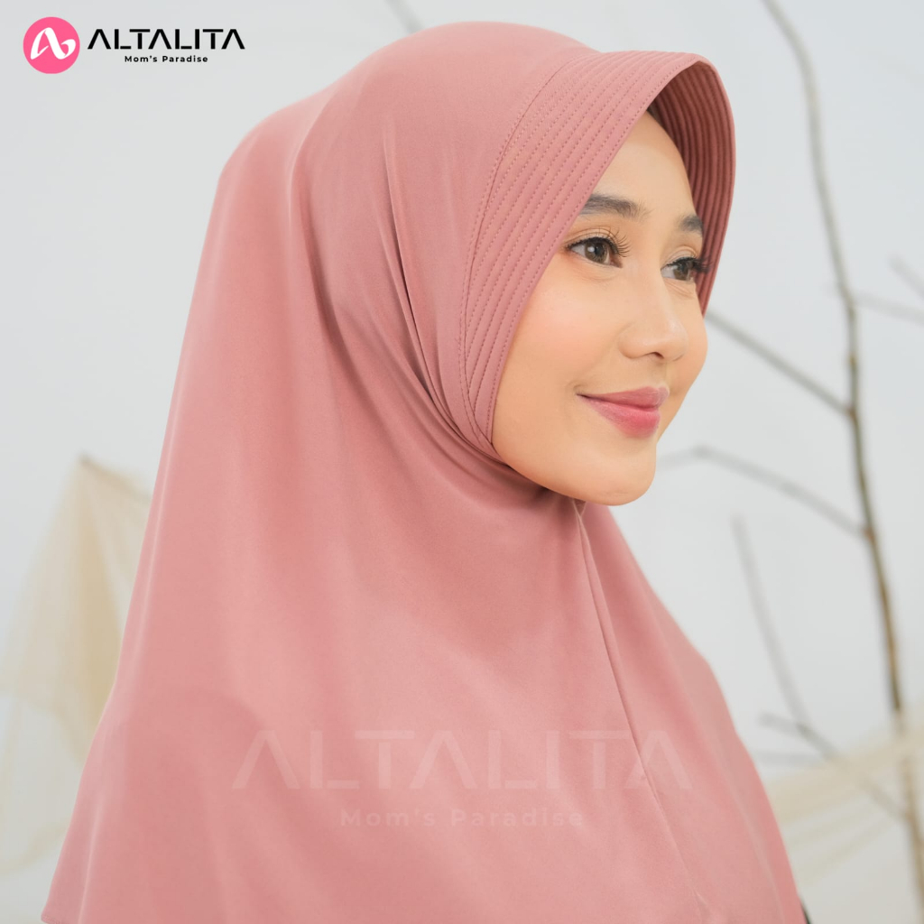 Altalita - Kerudung Instan Qanita Penguin Ukuran L Jersey Premium Jilbab Bergo Hamidah Menutup Dada Hijab Sport Instant Cocok Untuk Sekolah Olahraga Volly Futsal Senam dan Sehari-Hari