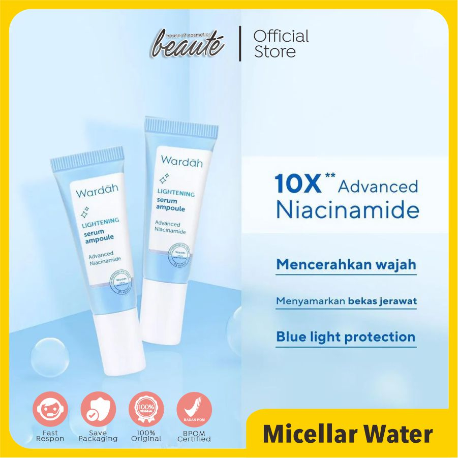 [MURAH] Wardah Lightening Serum Ampoule 8ml ( kemasan terbaru )