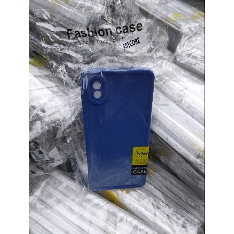 Softcase Samsung A01 Core Silikon Casing Selicon Case Macaron Pro Camera