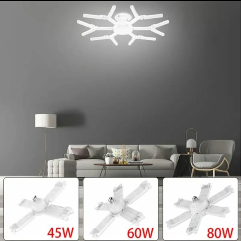 Lampu garasi Led Terang cahaya lampu bentuk bintang variasi Panel Led