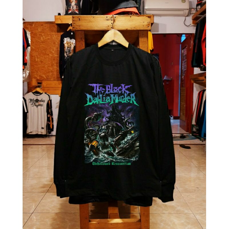 KAOS PANJANG BAND METAL THE BLACK DAHLIA MURDER ORIGINAL DISTRO - KAOS PANJANG PRIA BAND METAL LUAR 