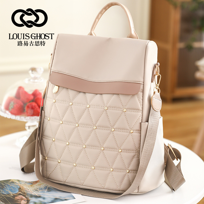 TAS RANSEL WANITA KOREA IMPORT ANTI AIR KREM CARDEA TA820P3 BACKPACK CEWEK GENDONG PUNGGUNG SEKOLAH KULIAH KERJA BRANDED REMAJA KEKINIAN SIMPLE CASUAL MURAH PREMIUM