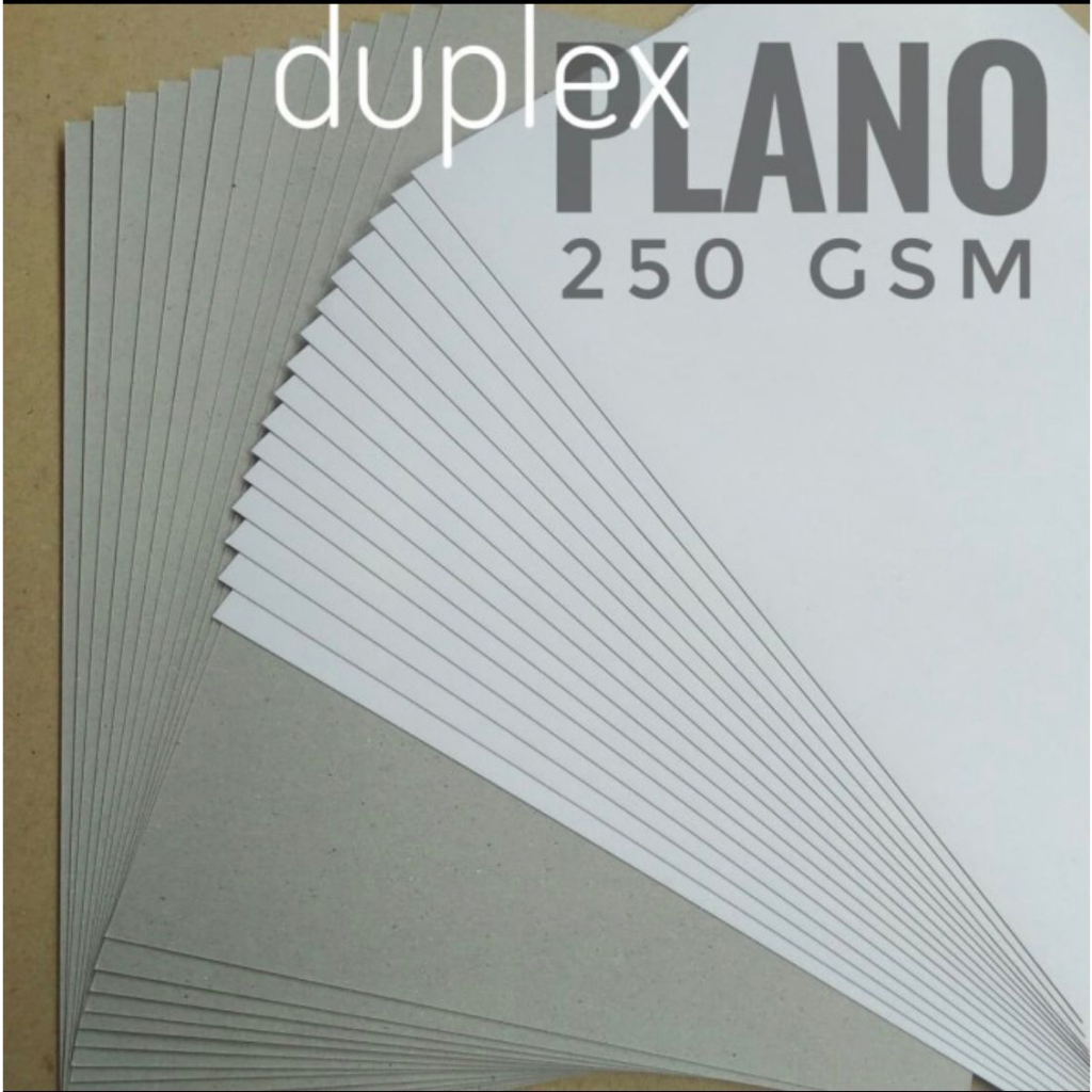 1 Rim Kertas Duplex Duplek 250 Gsm Ukuran Plano 79 Cm X 109 Cm